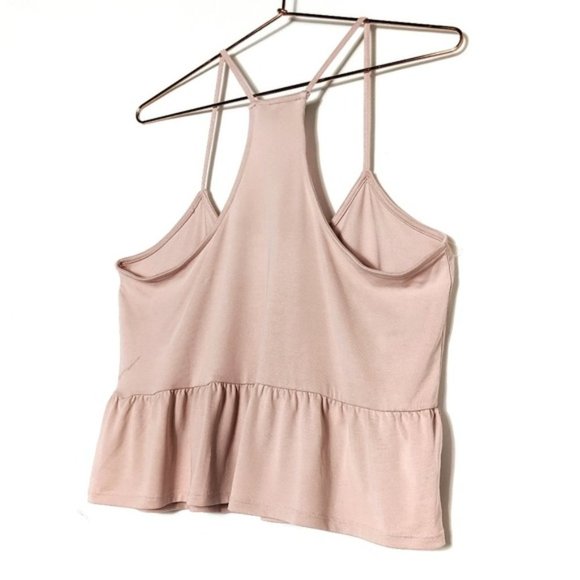 Aeropostale • Solid Mauve Peplum Tank - Picture 4 of 6